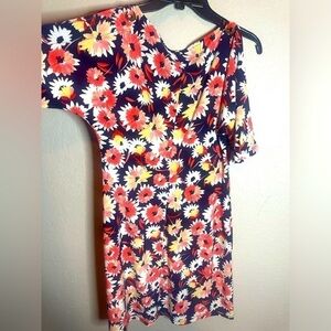 Tommy Hilfiger floral open shoulder dress size 6